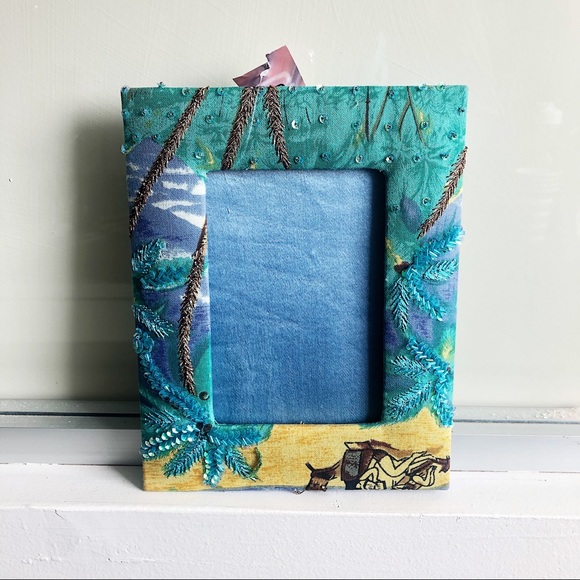 Anthropologie Other - NWT Boho Beaded Embellished Photo Frame